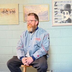 90s Starter New York Giants Authentic Pro Line Satin Jacket XL